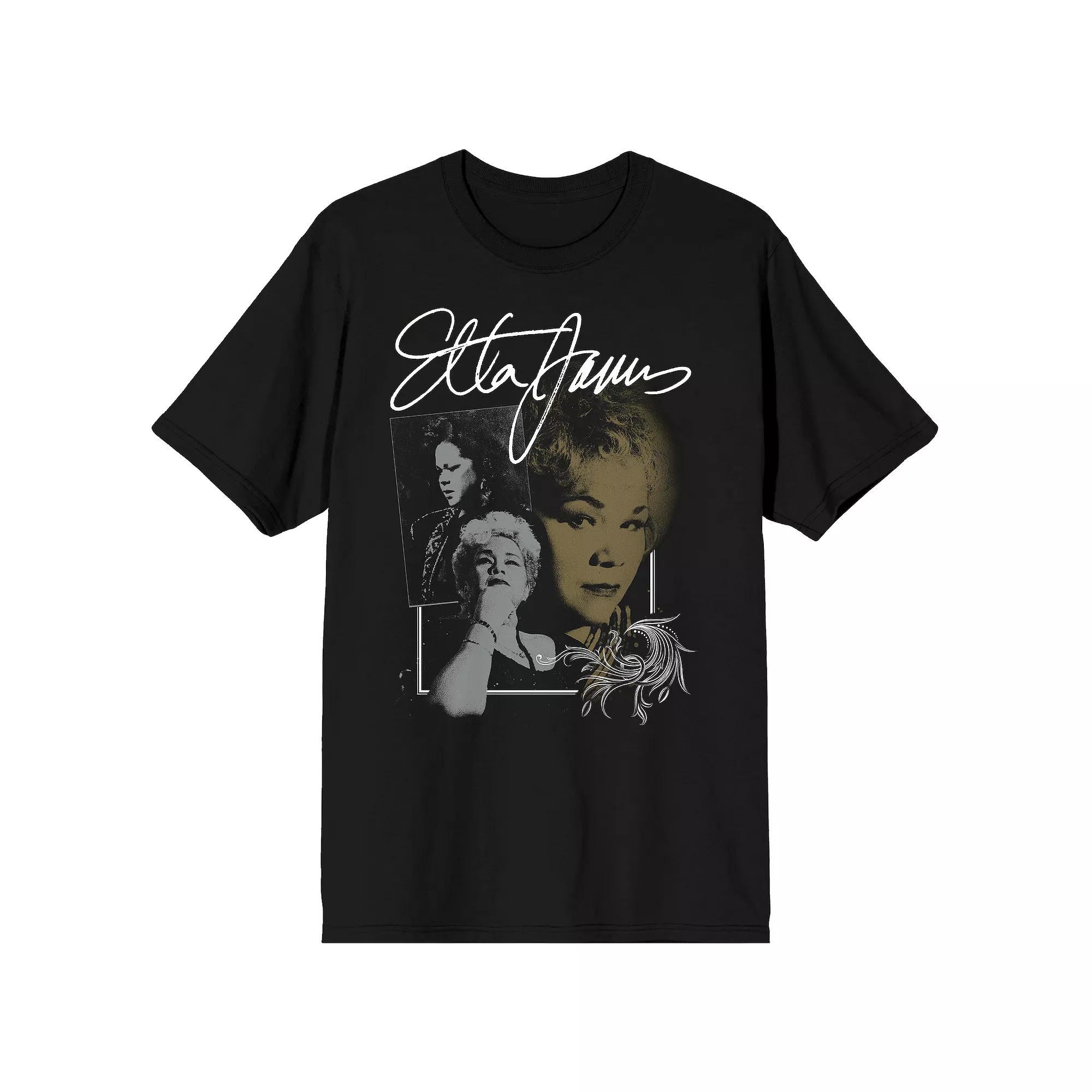 Men's Etta James Signature Short Sleeve Graphic Tee,  Product Image
