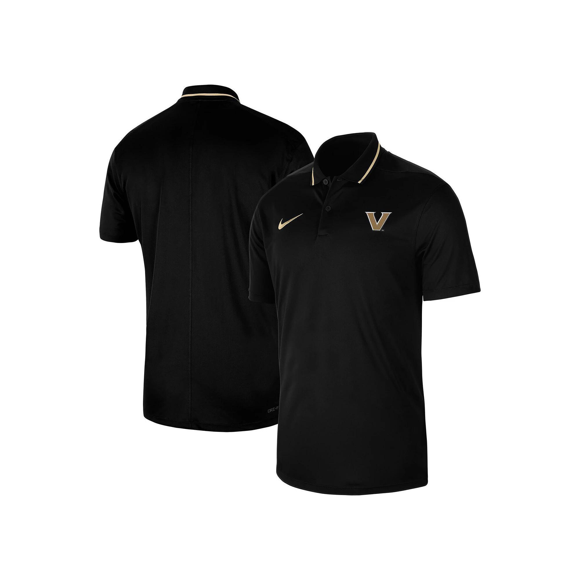 Men's Nike Black Vanderbilt Commodores 2023 Sideline Coaches Performance Polo, Size: 2XL Product Image
