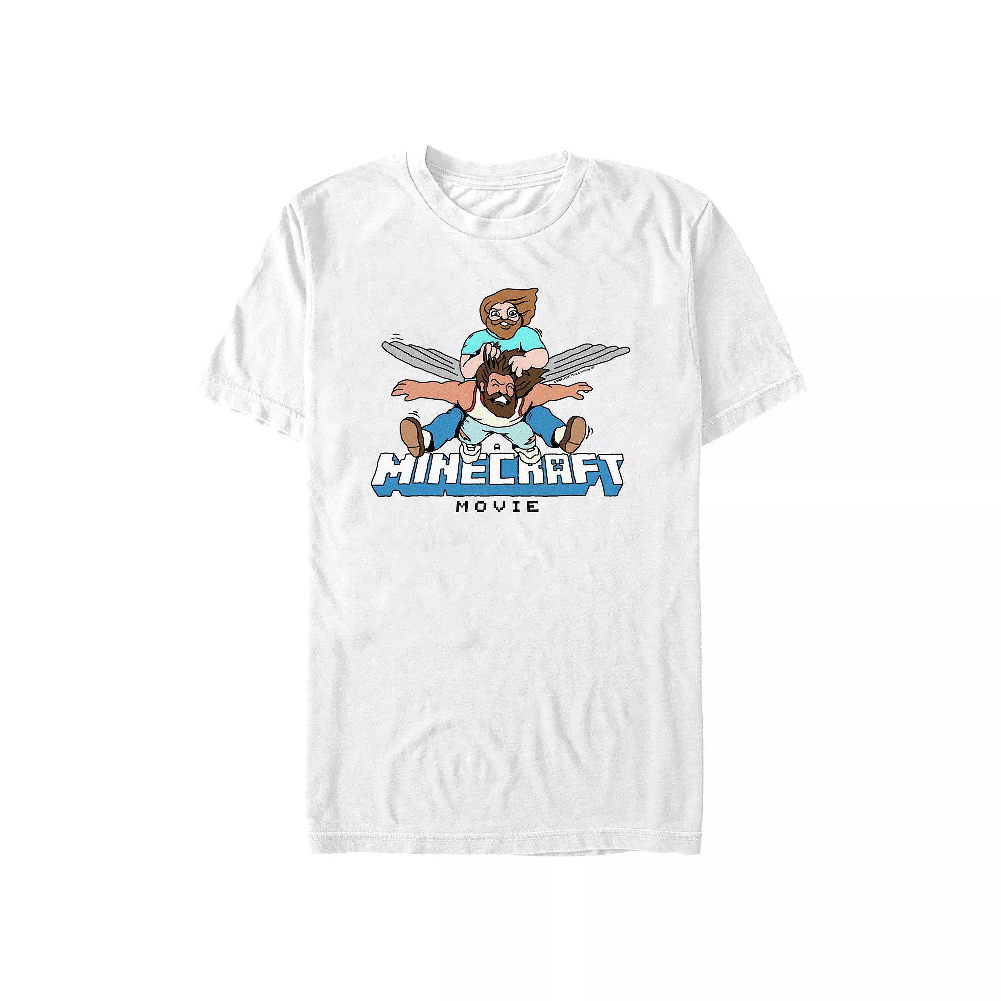 Big & Tall Minecraft Movie Heroes Flying Graphic Tee, Men's,  Product Image