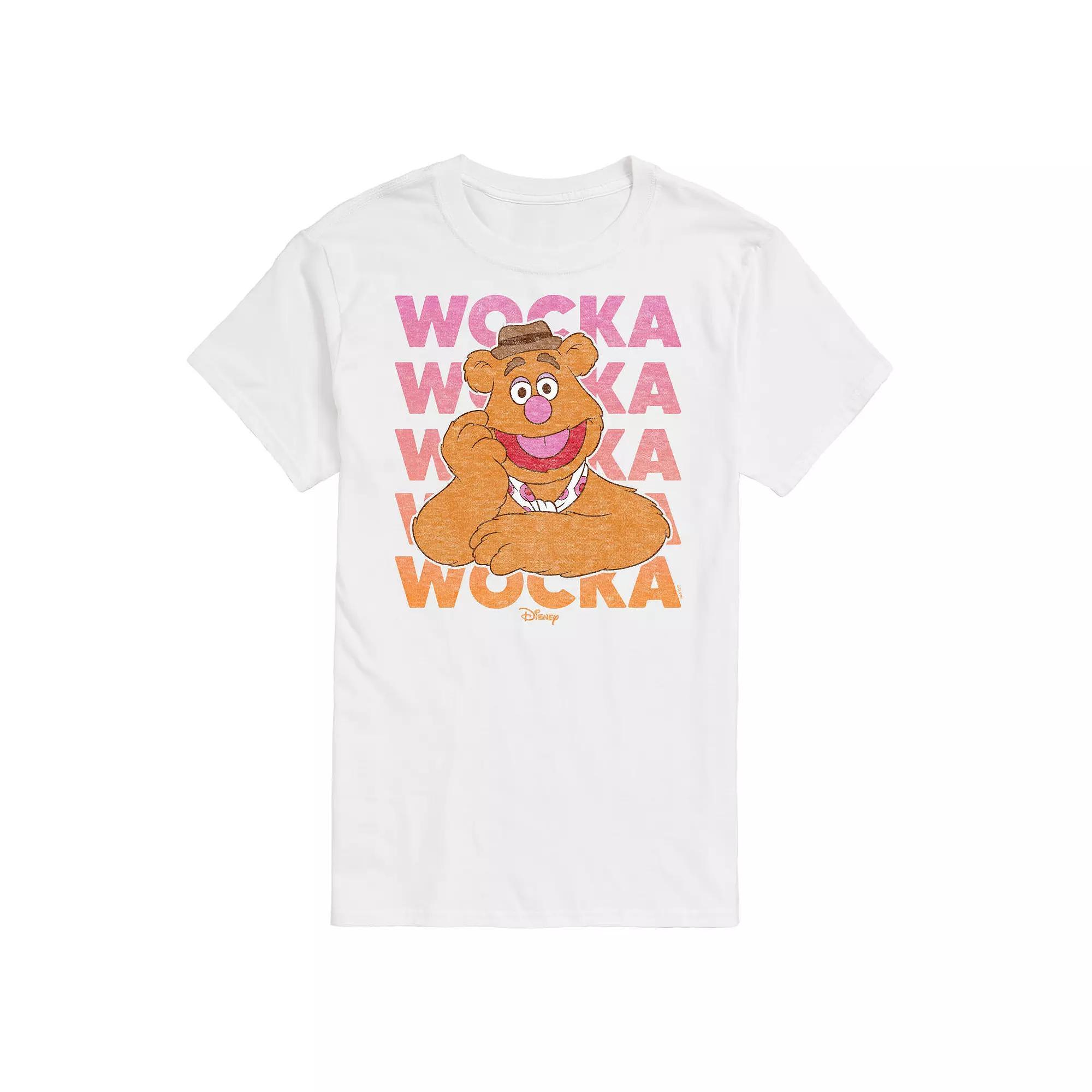 Disney's Men's The Muppets Wocka Wocka Tee, Size: 3XL Tall, Black Product Image