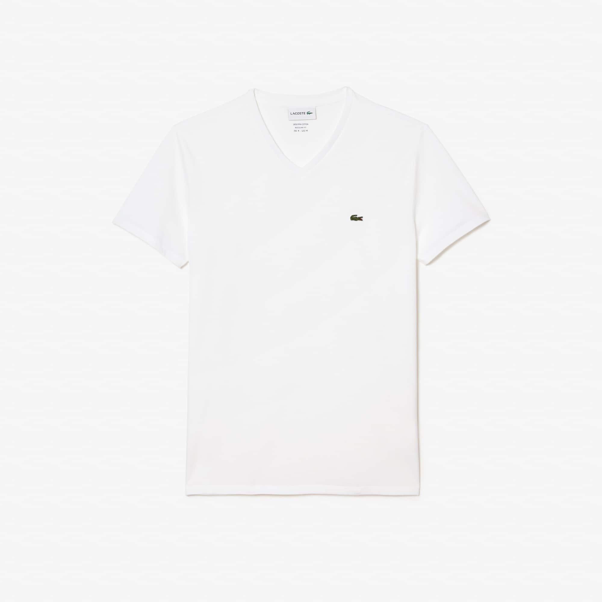 Men's Lightweight Pima Cotton V-Neck T-Shirt Product Image