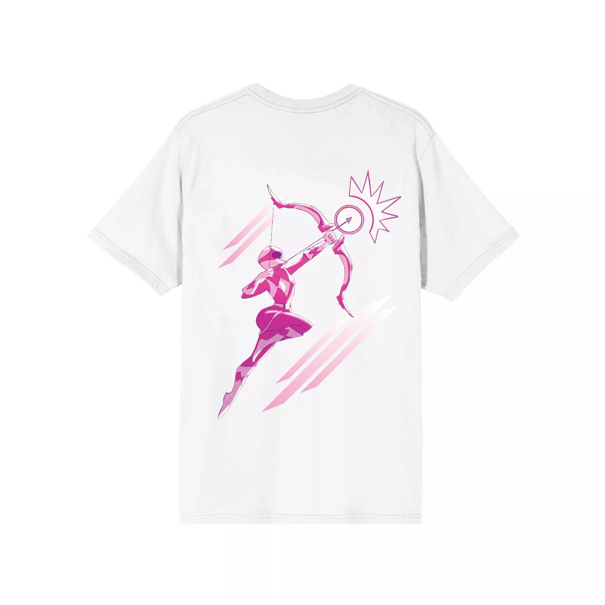 Men's Power Rangers Pink Graphic Tee,  Product Image