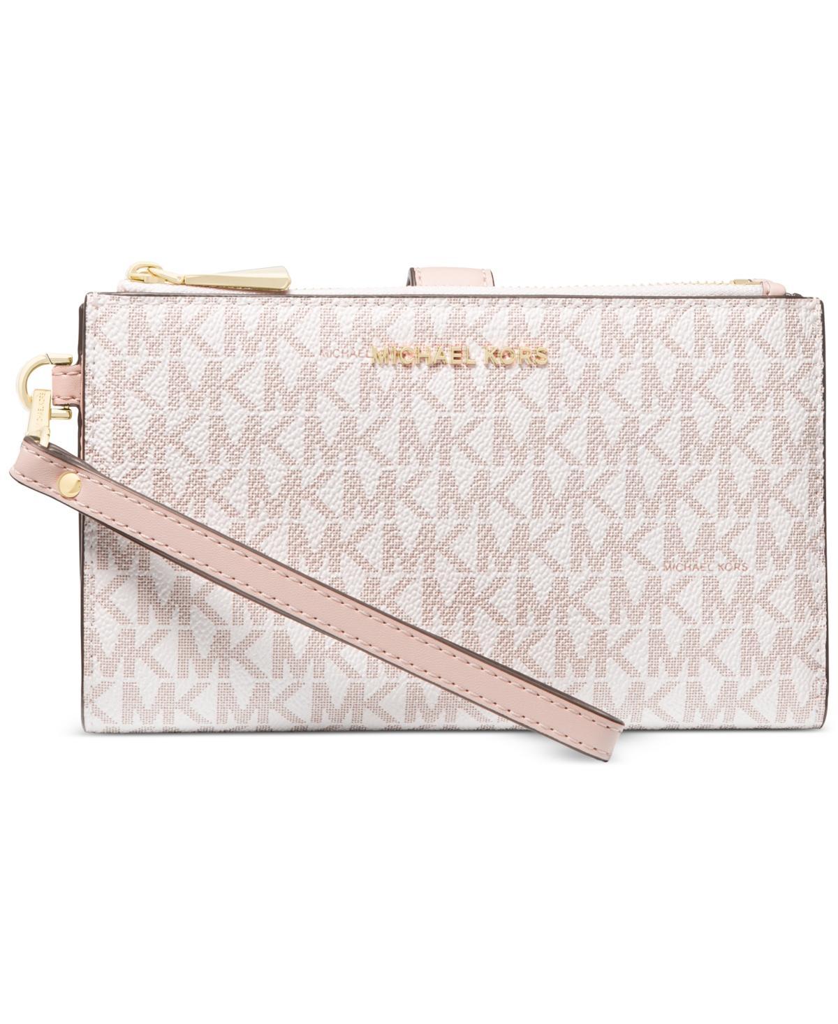 Michael Kors Signature Logo Jet Set Double Zip Wristlet Product Image