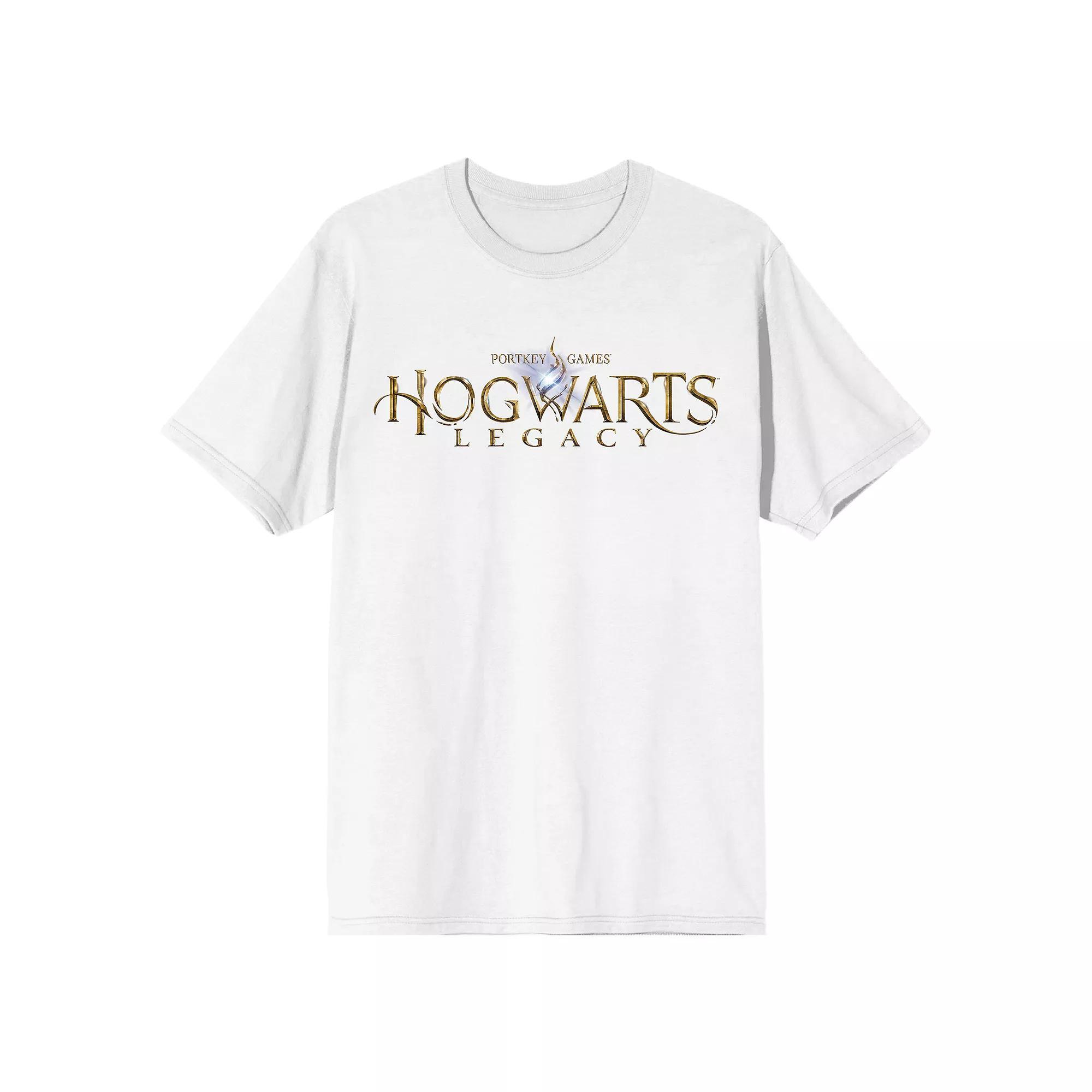 Men's Hogwarts Legacy Logo Tee, Size: XL, White Product Image