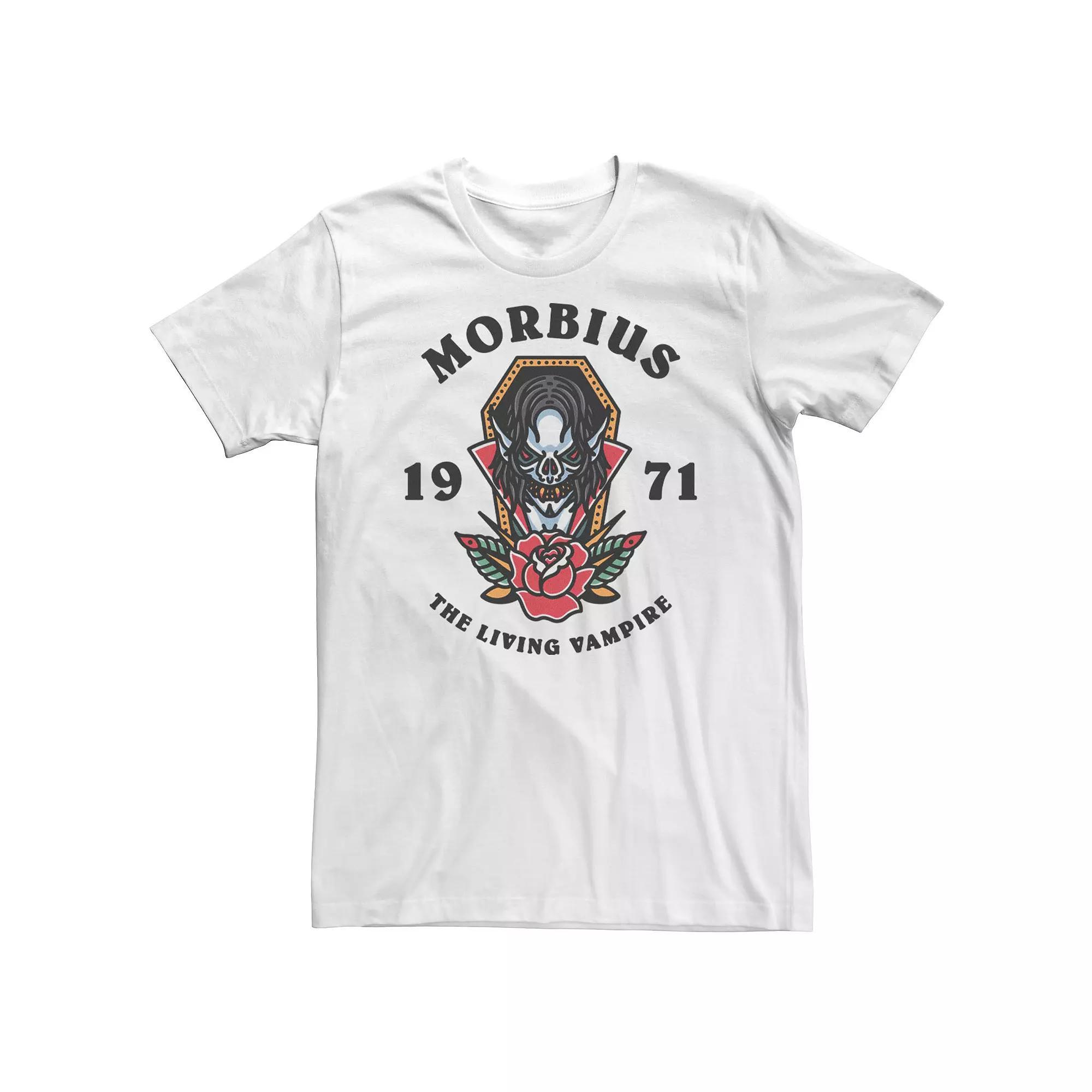 Big & Tall Marvel Morbius The Living Vampire 1971 Tattoo Style Tee, Men's,  Product Image