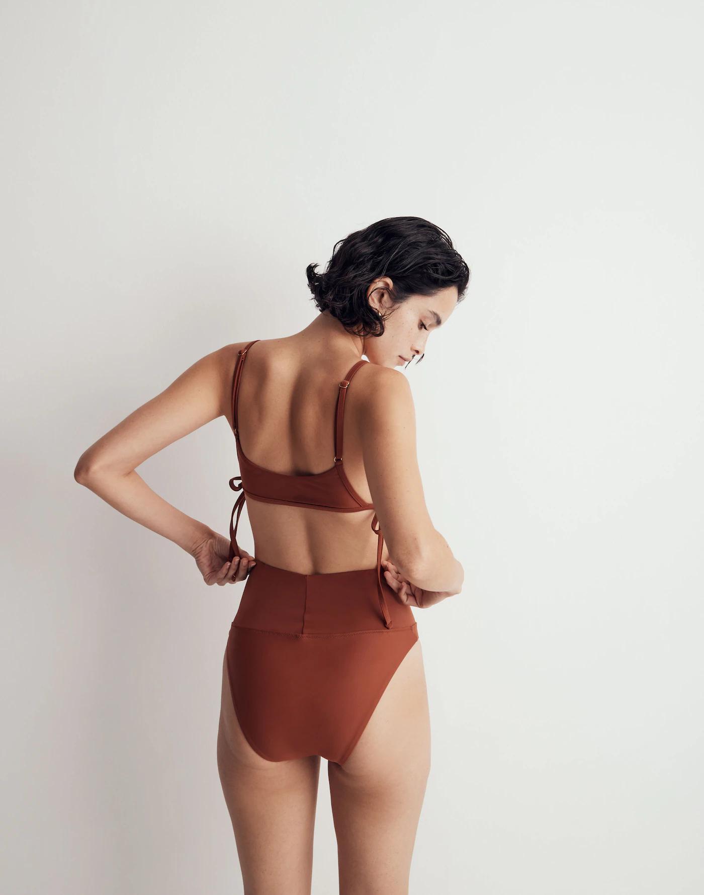 Madewell Second Wave Side-Tie Bikini Top Product Image