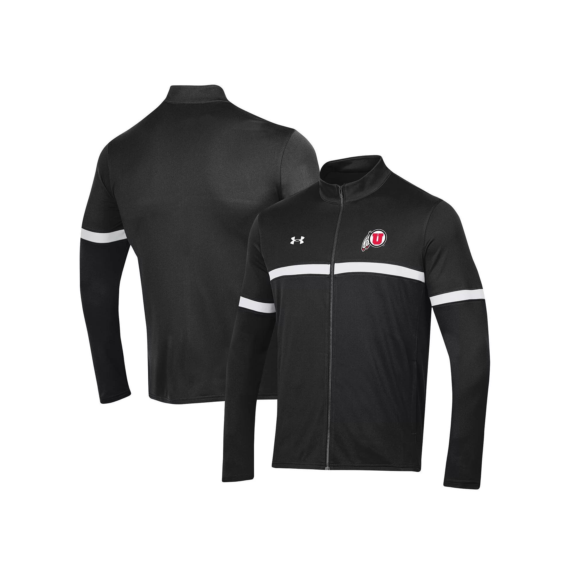 Men's Under Armour Black Maryland Terrapins 2023 Assist Warm Up Full-Zip Jacket,  Product Image