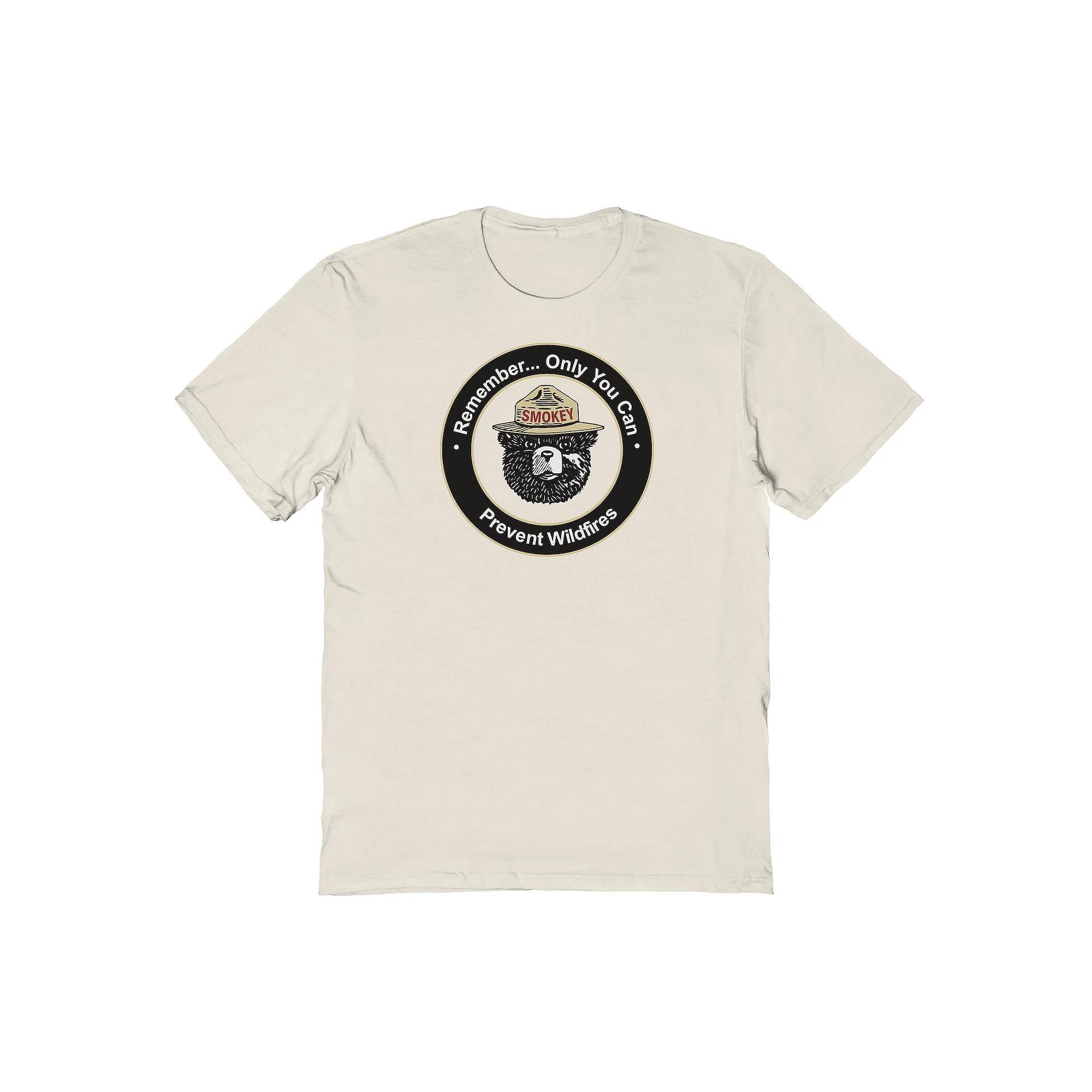 Mens Smokey Bear Wildfires Graphic Tee Product Image