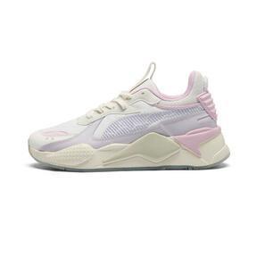 PUMA RS-X LNDSCP Altiplano Womens Sneakers in Warm White/Spring Lavender/Sedate Grey Product Image