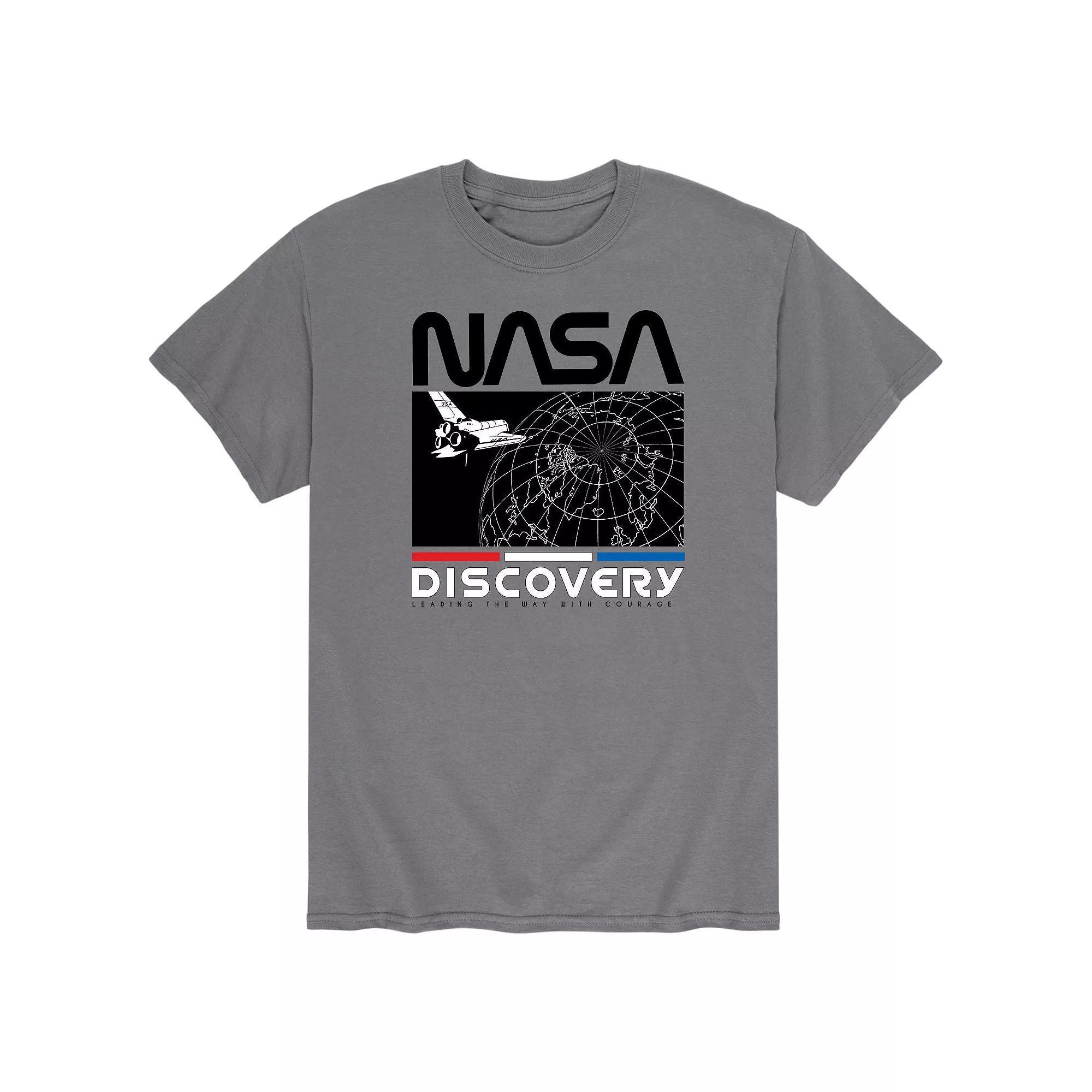 Men's NASA Discovery Tee, Size: Large, Gray Product Image