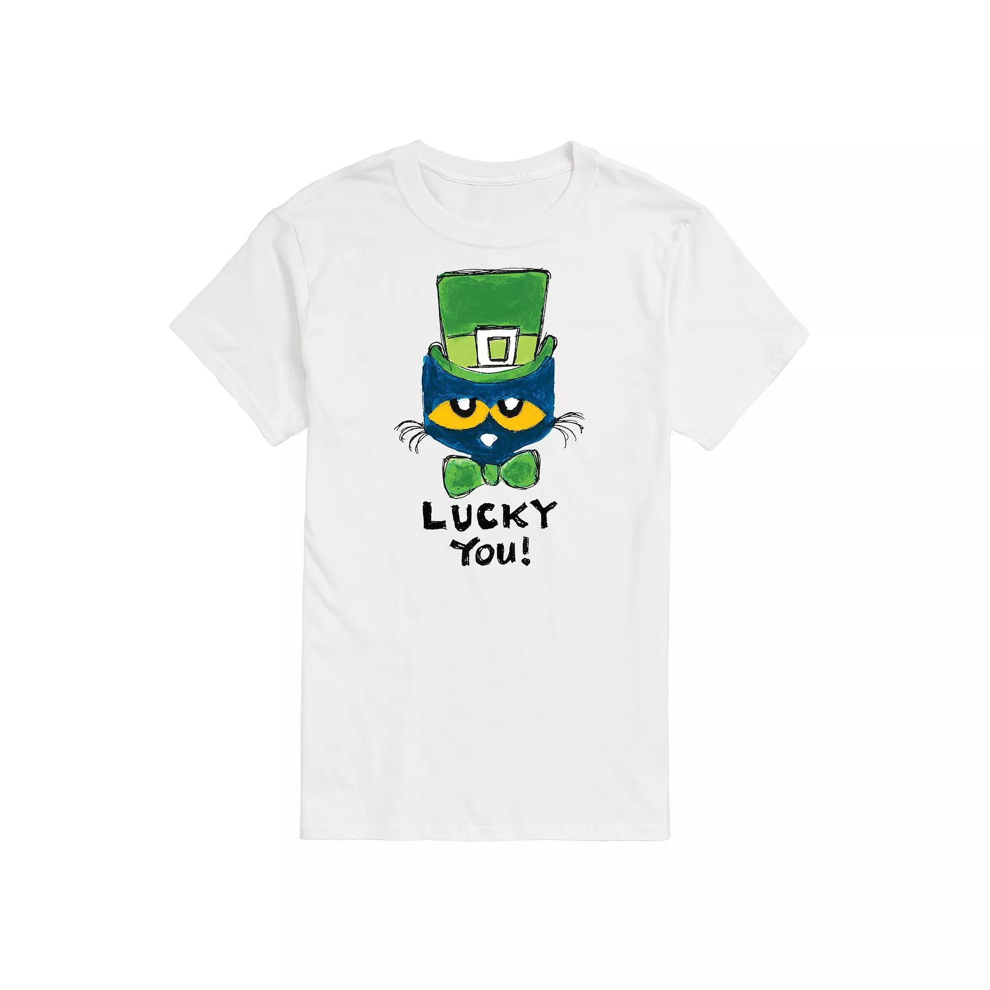 Big & Tall Pete The Cat Lucky You Tee, Men's,  Product Image