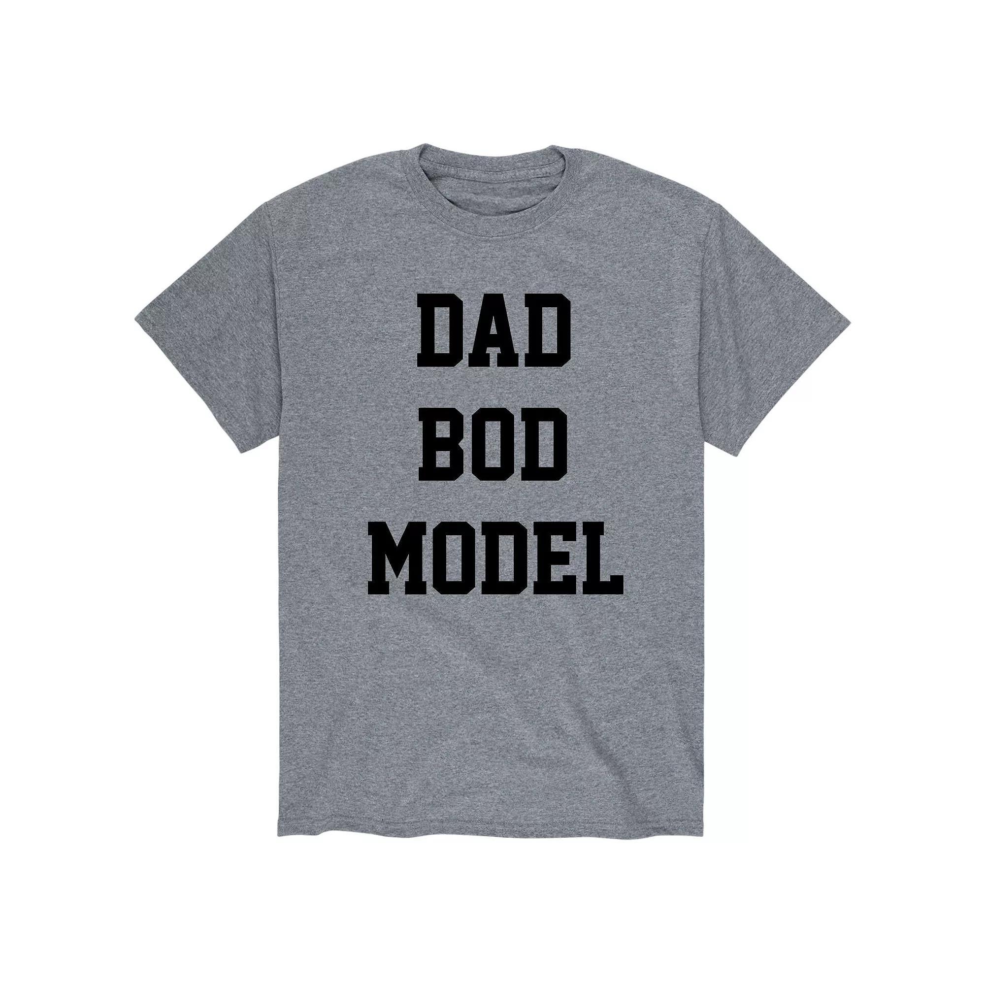 Men's Dad Bod Model Tee,  Product Image
