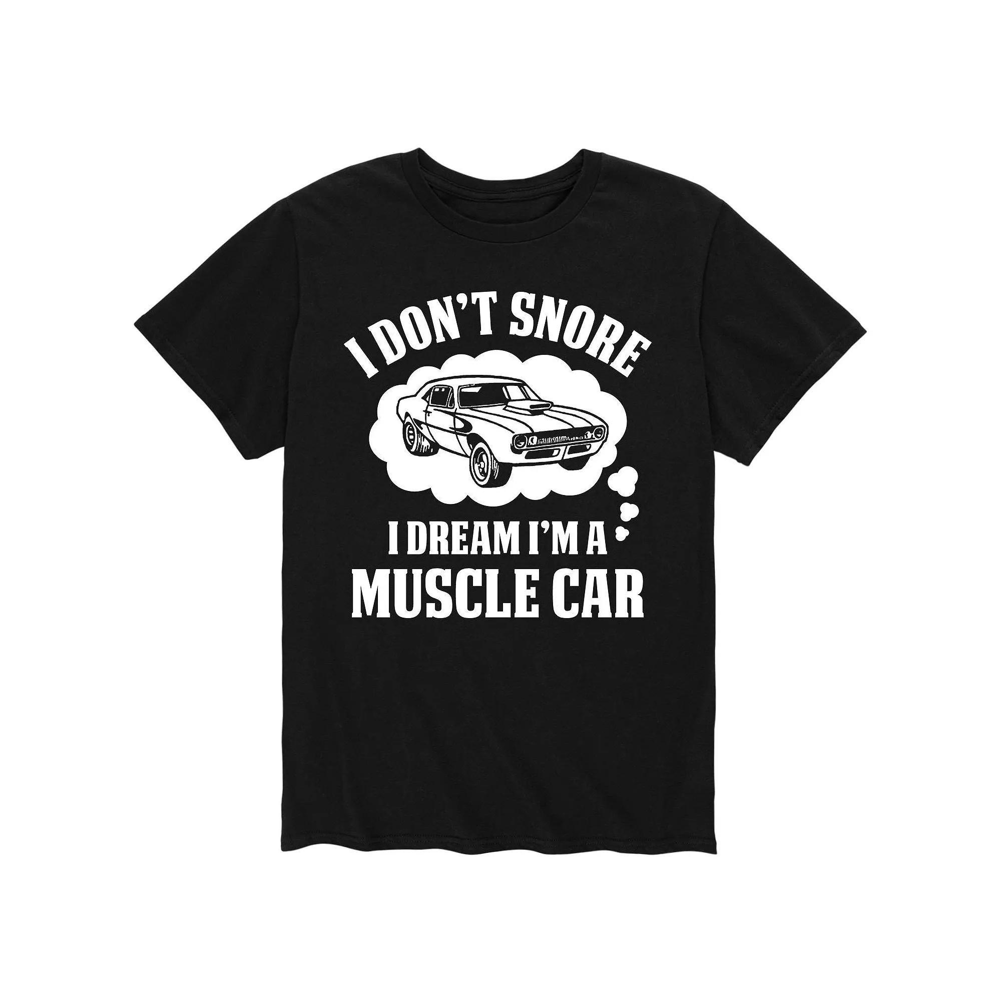 Men's I Don't Snore I Dream I'm A Muscle Car Tee,  Product Image