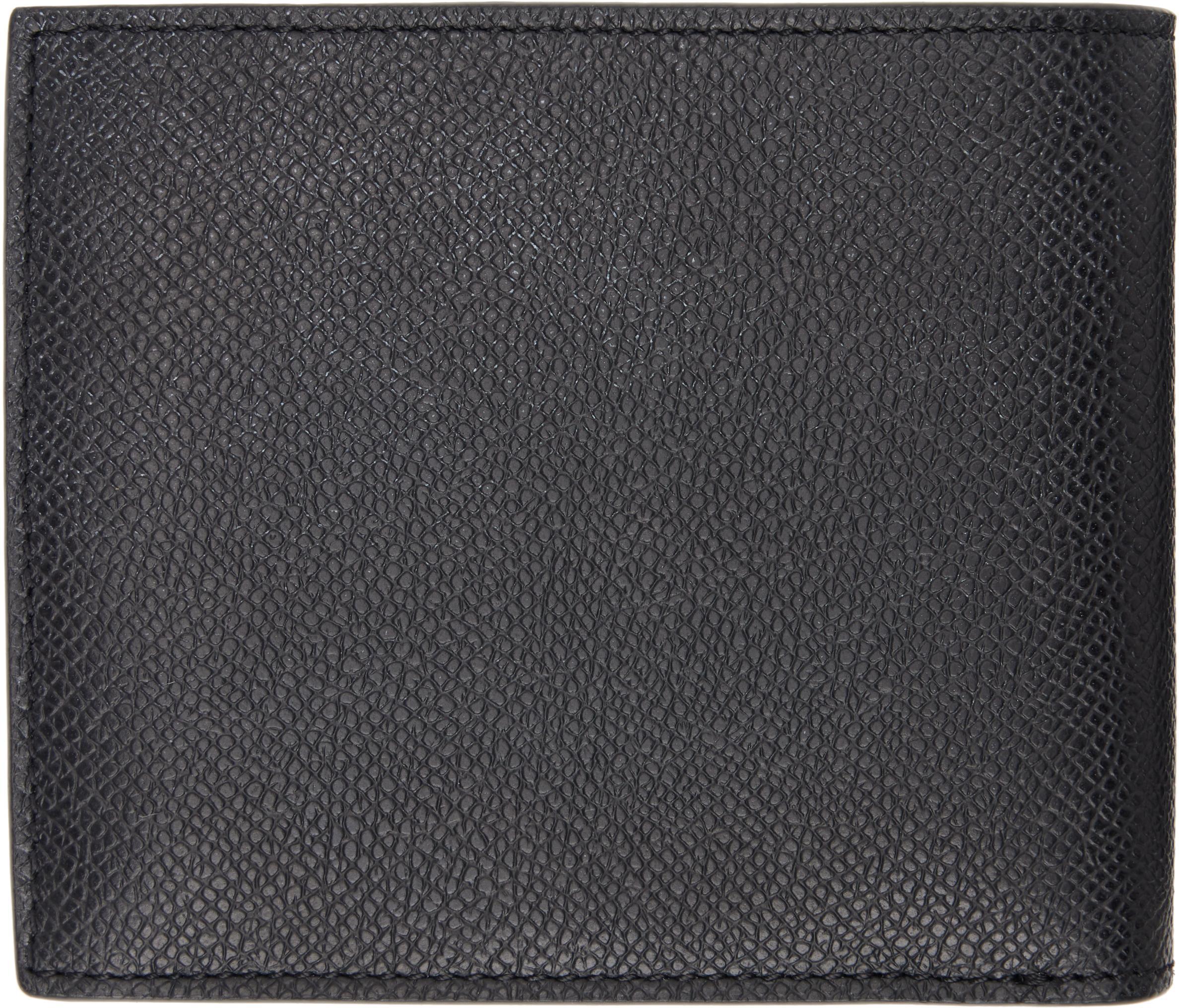 TOM FORD Black Small Grain Leather Bifold Wallet Product Image