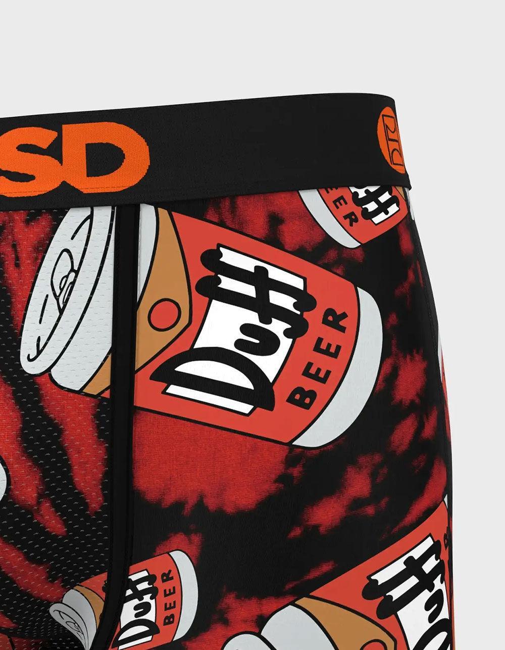 PSD x The Simpsons Duff Beer Mens Boxer Briefs - MULTI Product Image