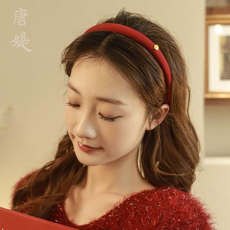 Metal Bead Fabric Headband (Various Designs) Product Image