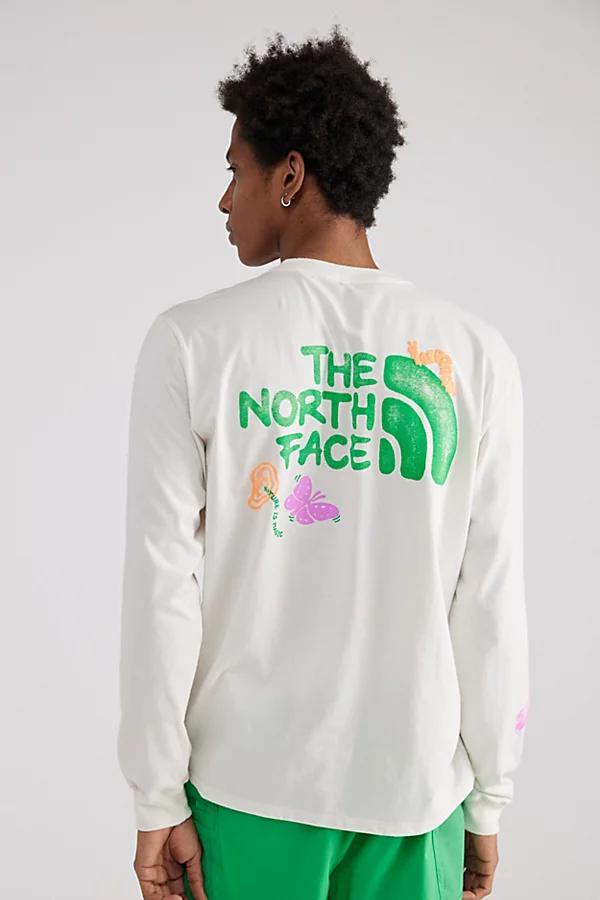 The North Face UO Exclusive Outdoors Together Long Sleeve Tee Mens at Urban Outfitters Product Image