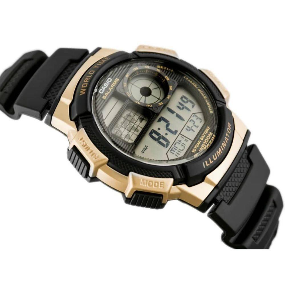 Mens Casio Digital Watch Gold Product Image