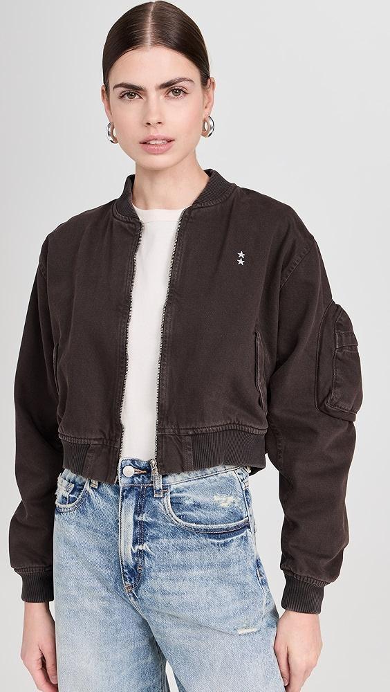 ICON DENIM LA Ivy Denim Bomber | Shopbop Product Image