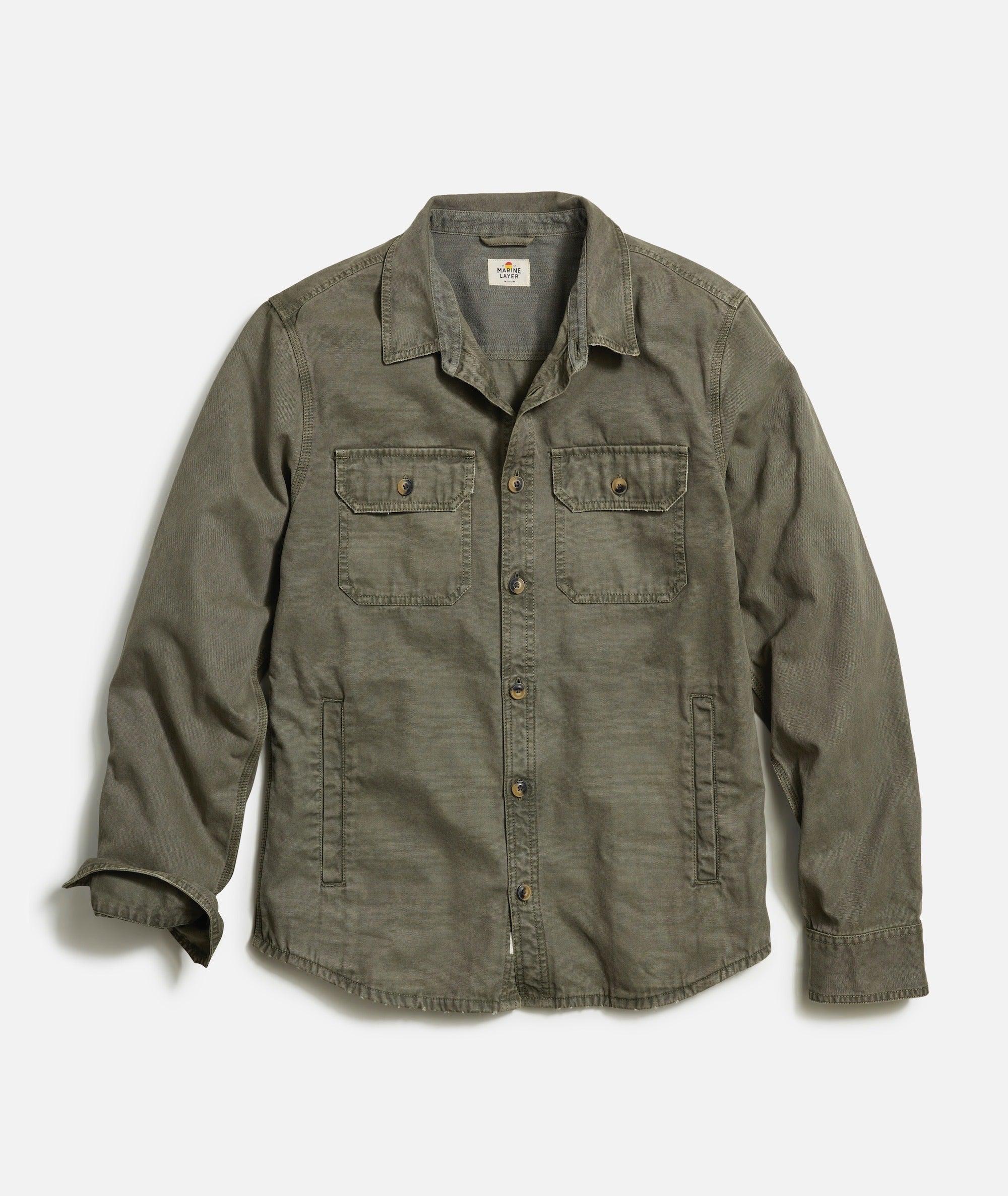 Broken In Canvas Overshirt Product Image