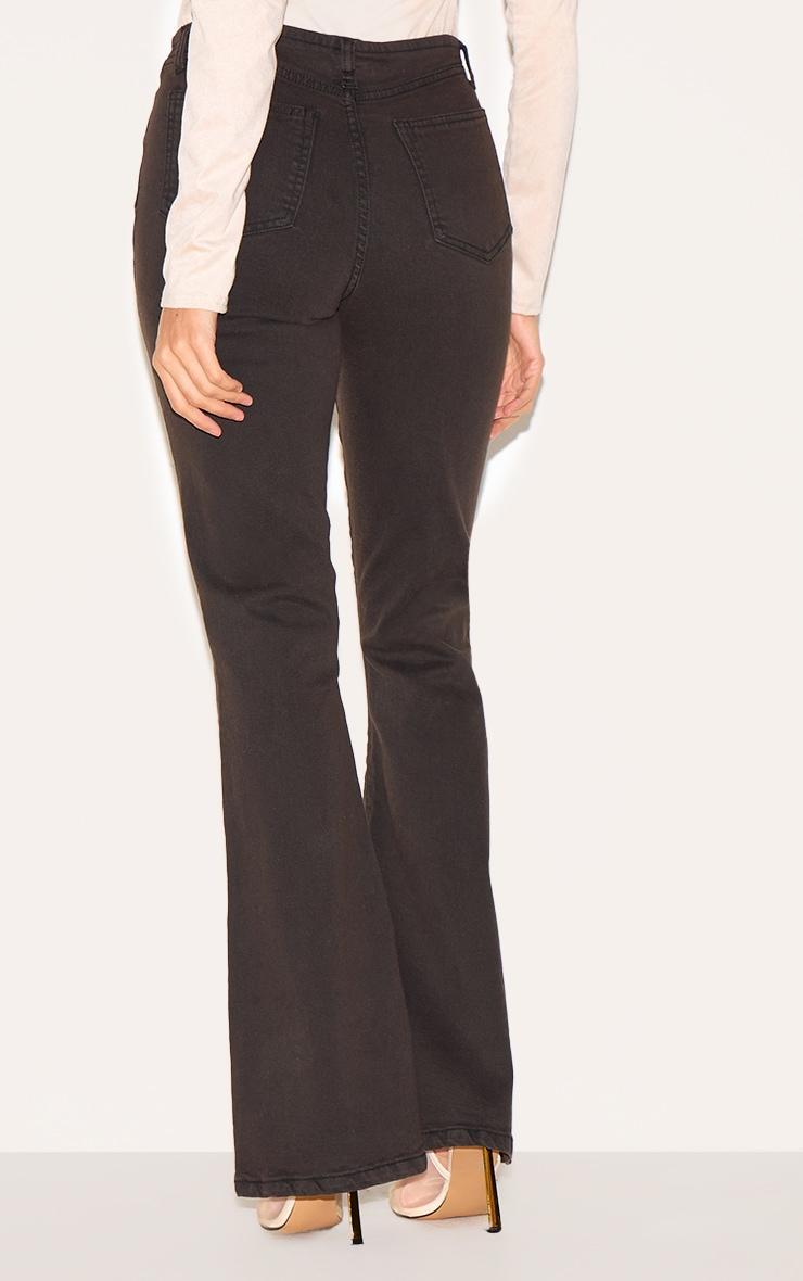  Dark Chocolate Low Rise Invisible Waistband Stretch Flares Product Image