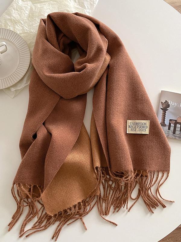 Keep Warm Tasseled Shawl&Scarf Product Image