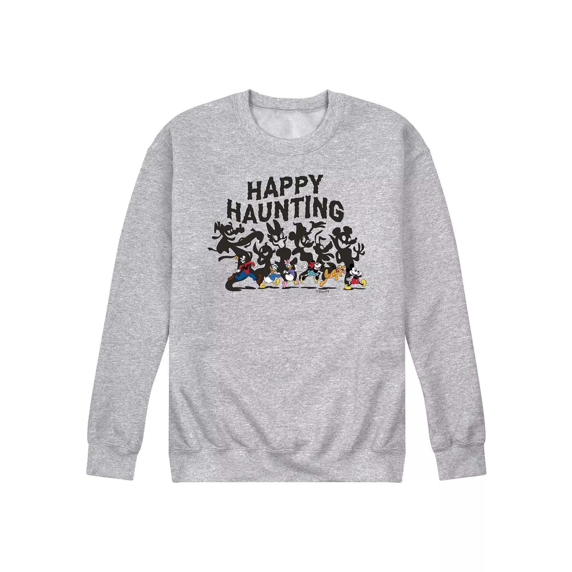 Disney's Mickey Mouse & Friends Men's Happy Haunting Fleece Sweatshirt,  Product Image