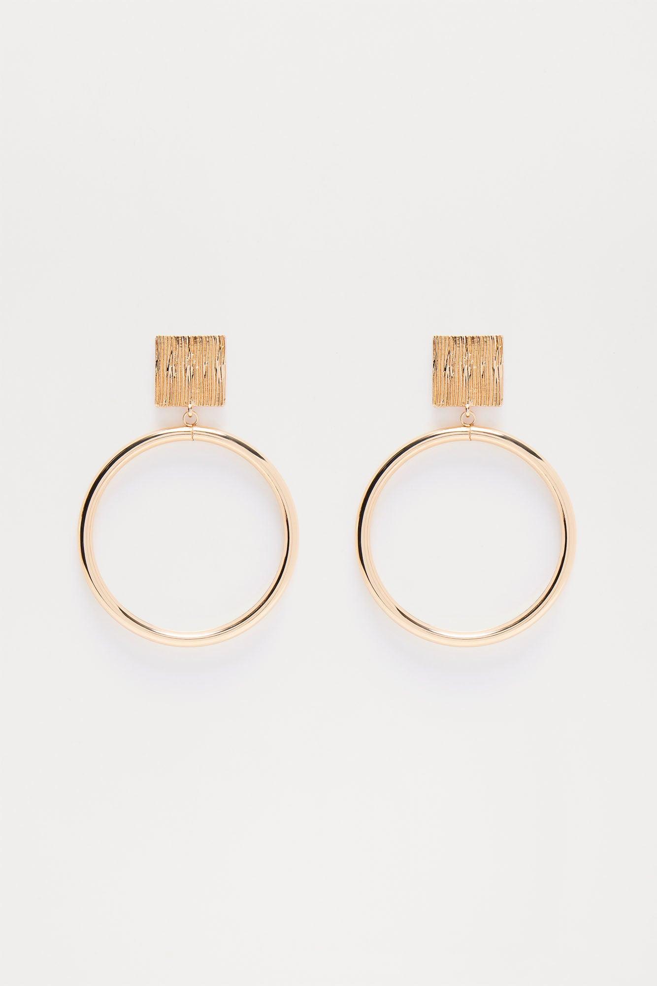 Come On Over Earrings - Gold Product Image