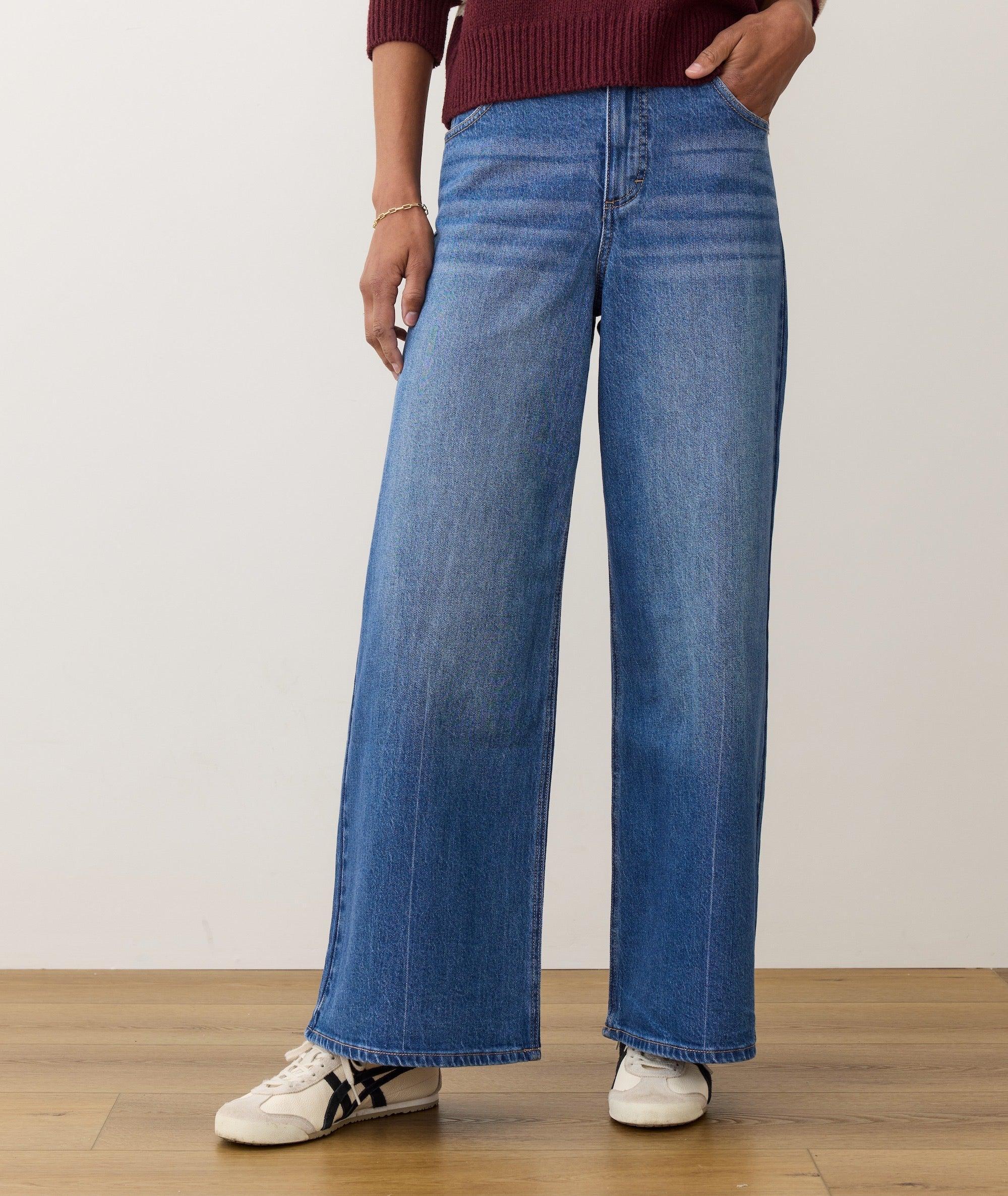 Charlie Denim Wide Leg Pant Product Image