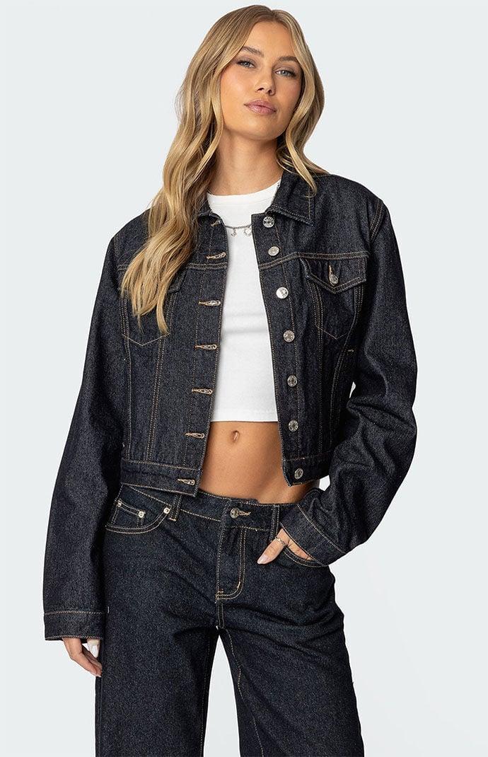 Edikted Women's Barb Denim Jacket Product Image