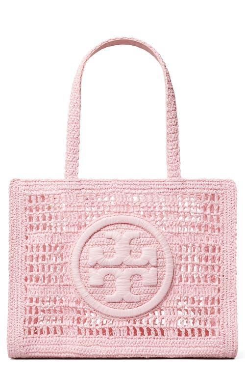 TORY BURCH Small Ella Crocheted Tote In Rosette Product Image