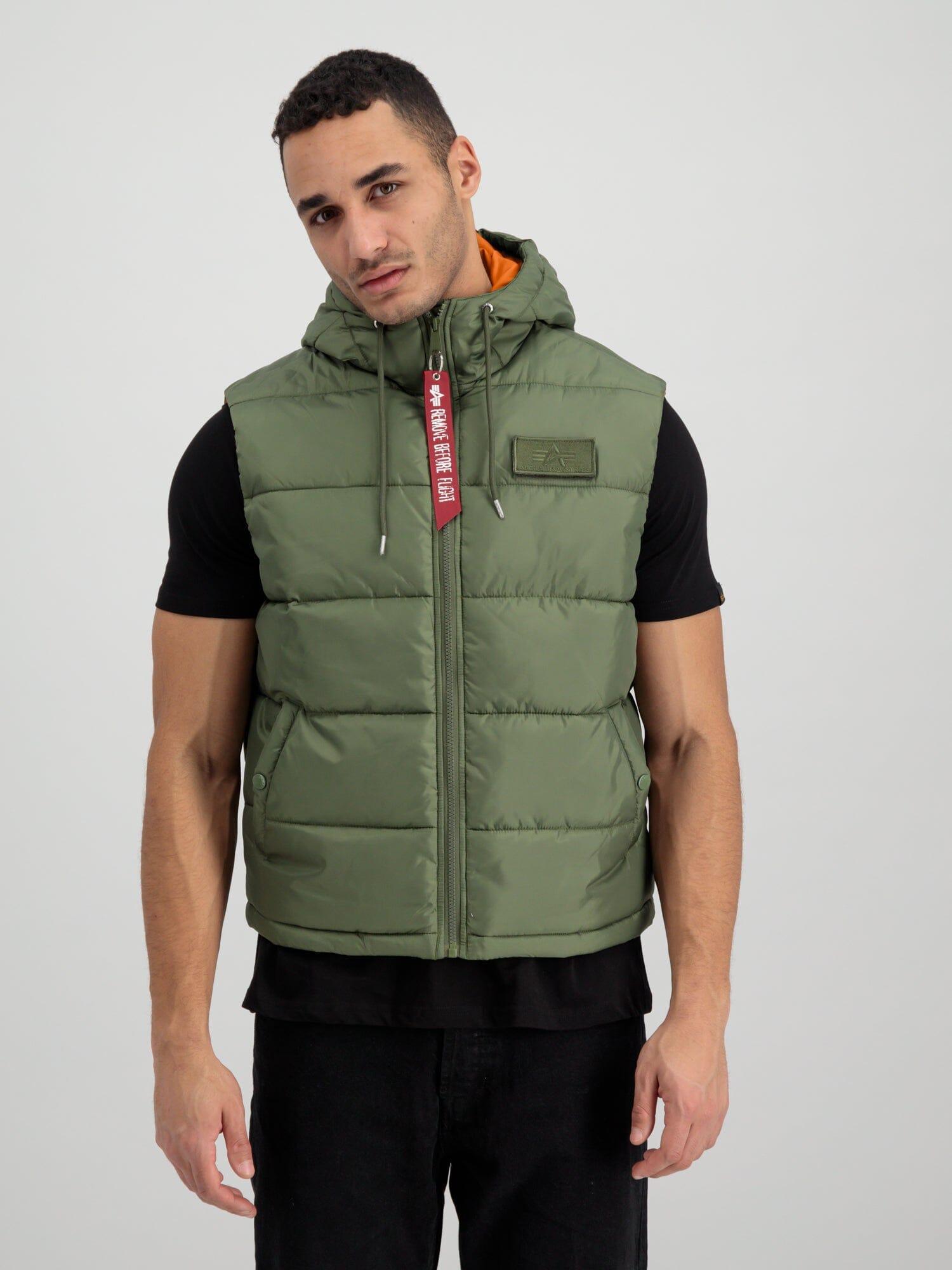 HOODED PUFFER VEST Male Product Image