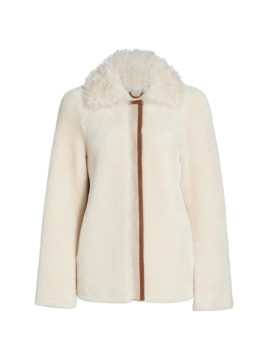 Womens Sherpa Wing Collar Jacket Product Image