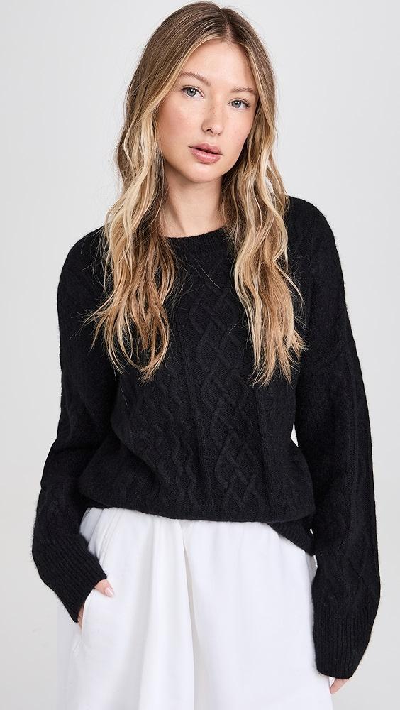 Favorite Daughter The Oversized Cable Sweater | Shopbop Product Image