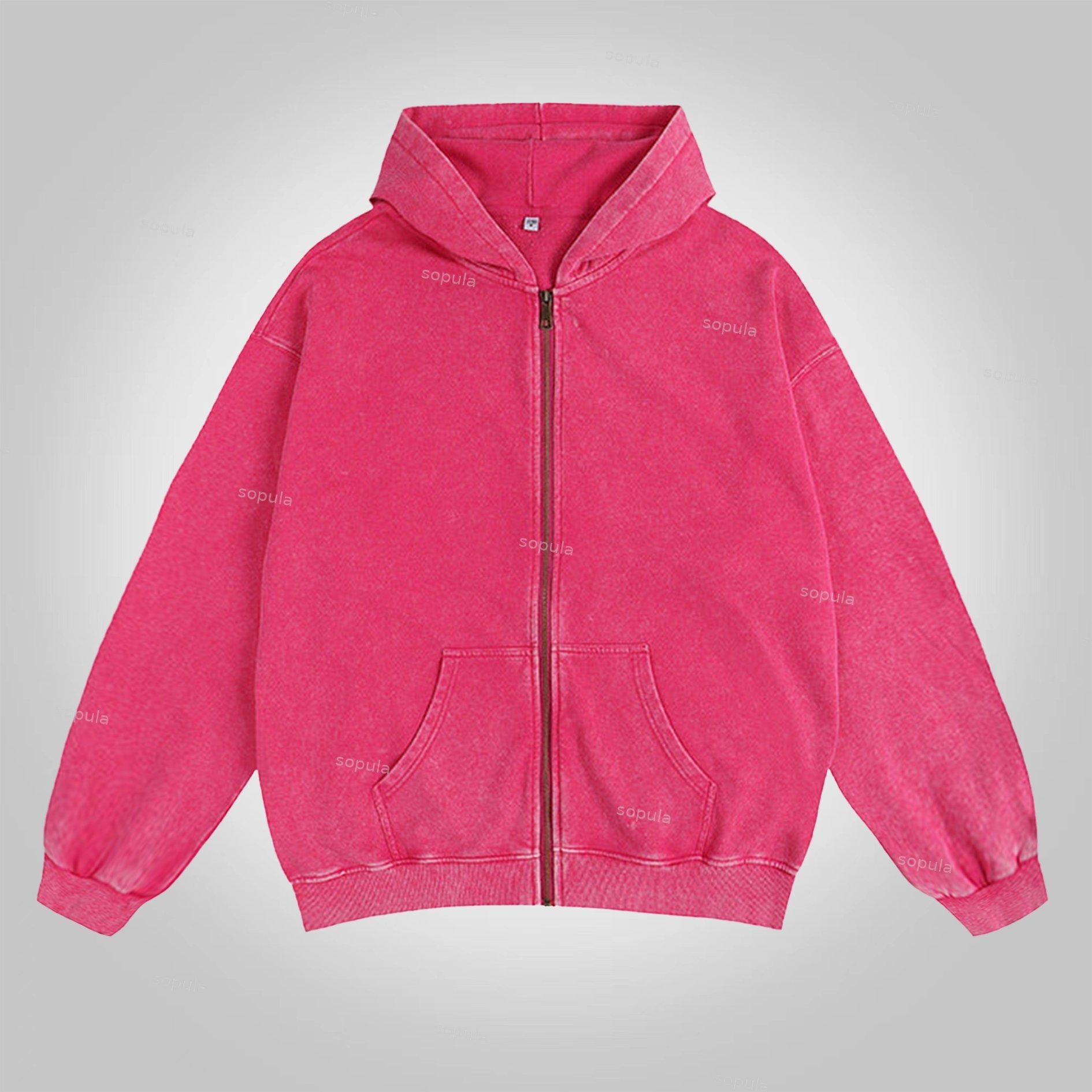 The Illest Villain Mf Doom Graphic Washed Zip-Up Hoodie Product Image