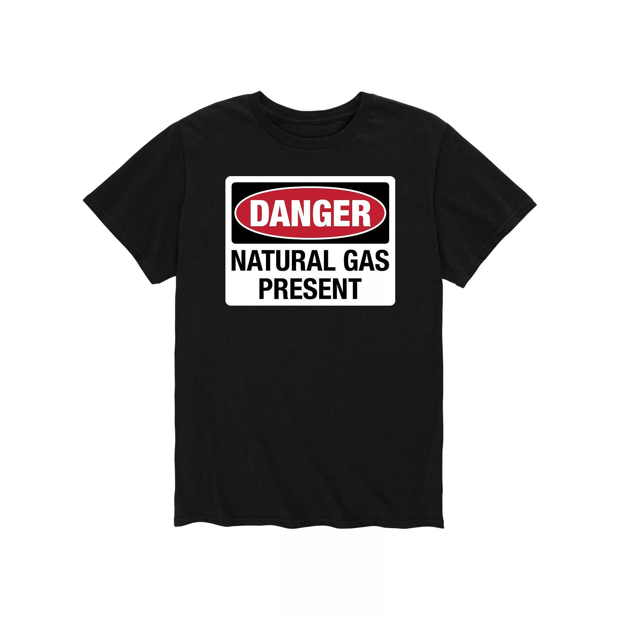 Men's Danger Natural Gas Present Tee,  Product Image