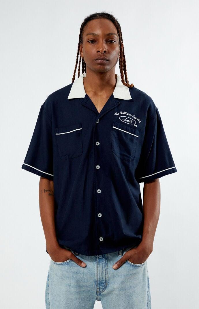 LOST Men's Souvenir Woven Camp Shirt Product Image