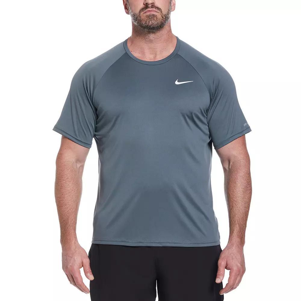 Big & Tall Nike Dri-FIT UPF 40+ Hydroguard Swim Tee, Men's, Size: XL Tall, Iron Gray Product Image