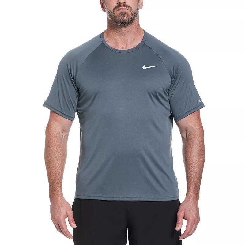 Big & Tall Nike Dri-FIT UPF 40+ Hydroguard Swim Tee, Men's, Size: XL Tall, Iron Gray Product Image