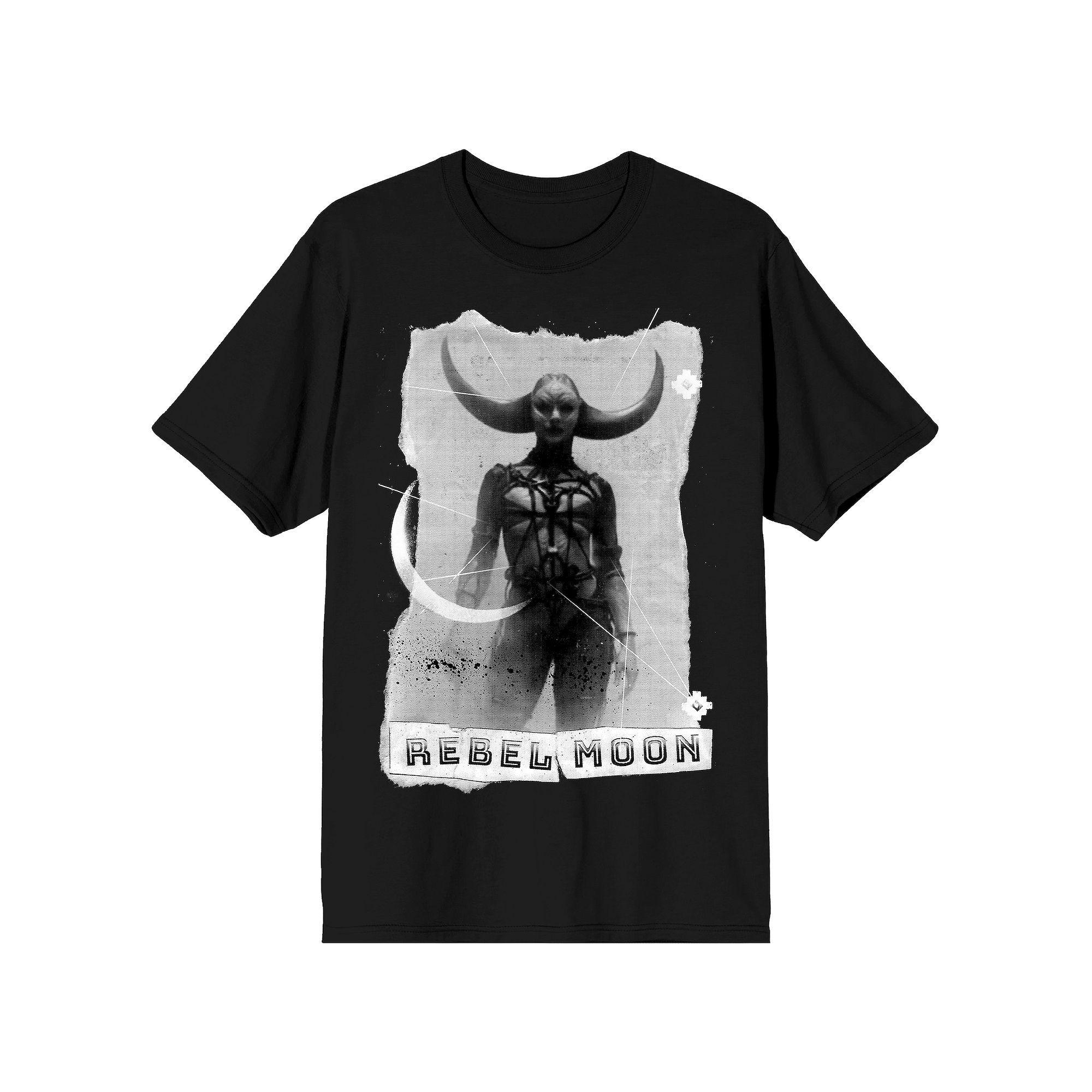 Men's Rebel Moon Girl With Horns Short Sleeve Graphic T-Shirt,  Product Image