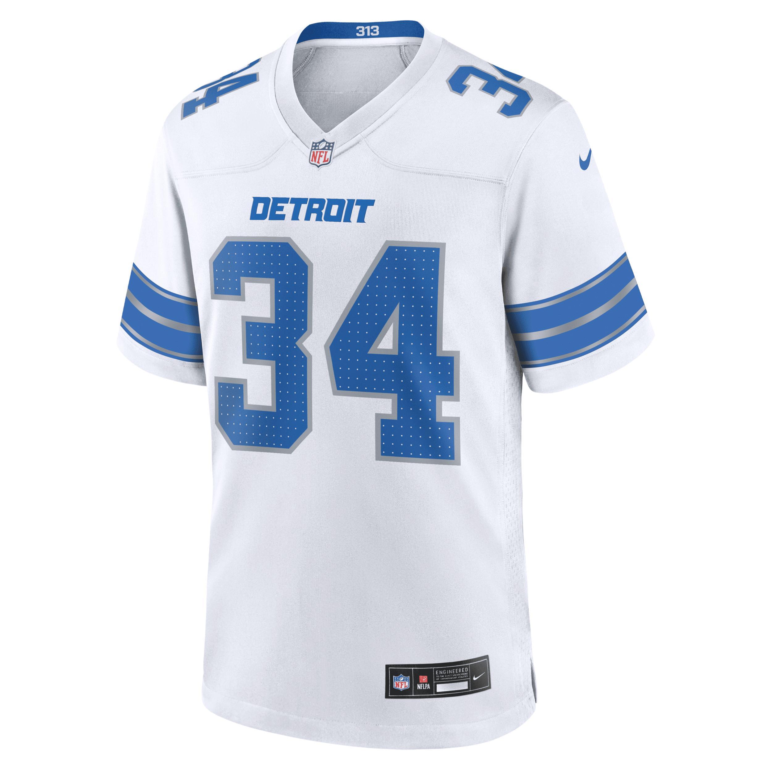 Alex Anzalone Detroit Lions Nike Men's NFL Game Football Jersey Product Image