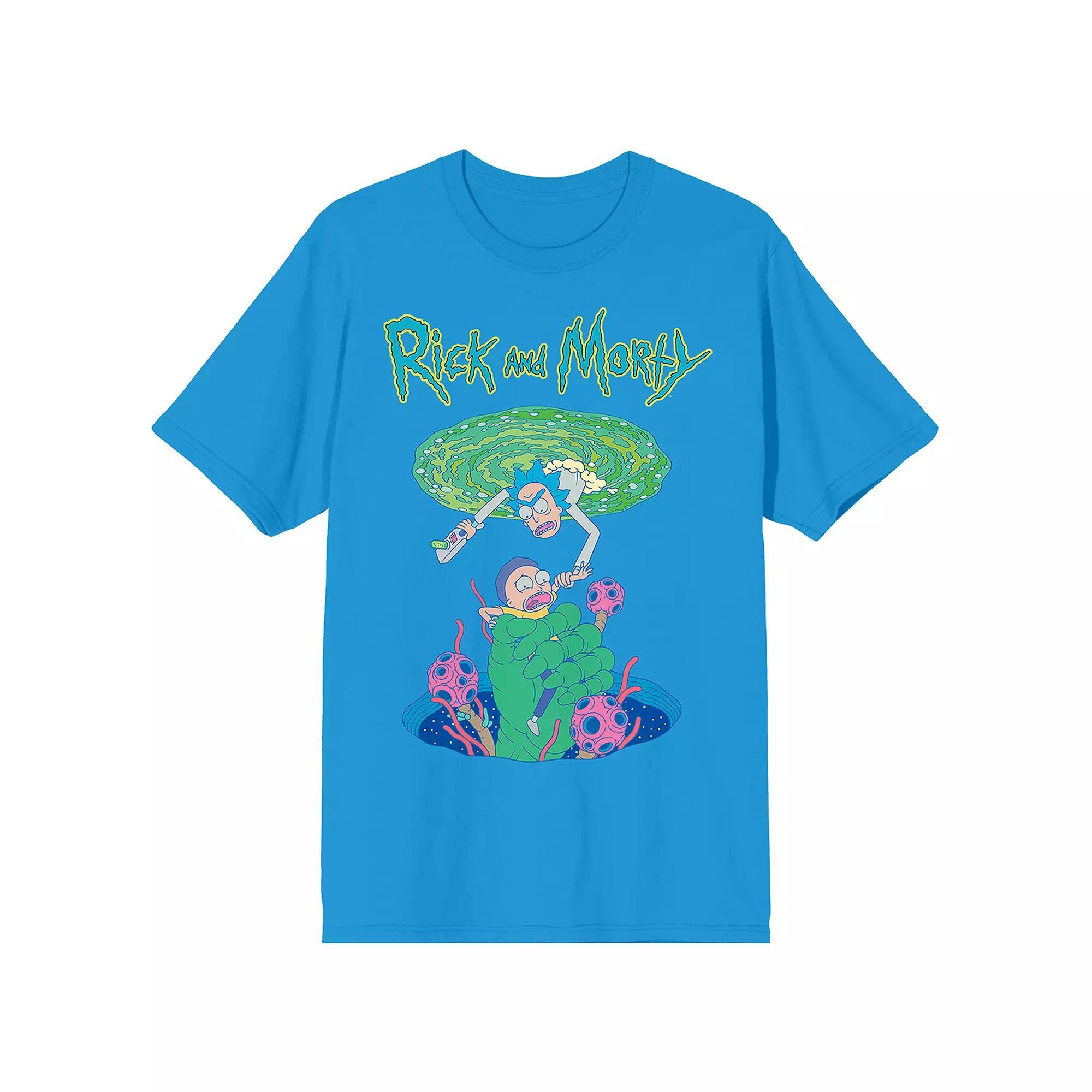 Men's Rick & Morty Portal Rescue Short Sleeve Graphic T-Shirt,  Product Image