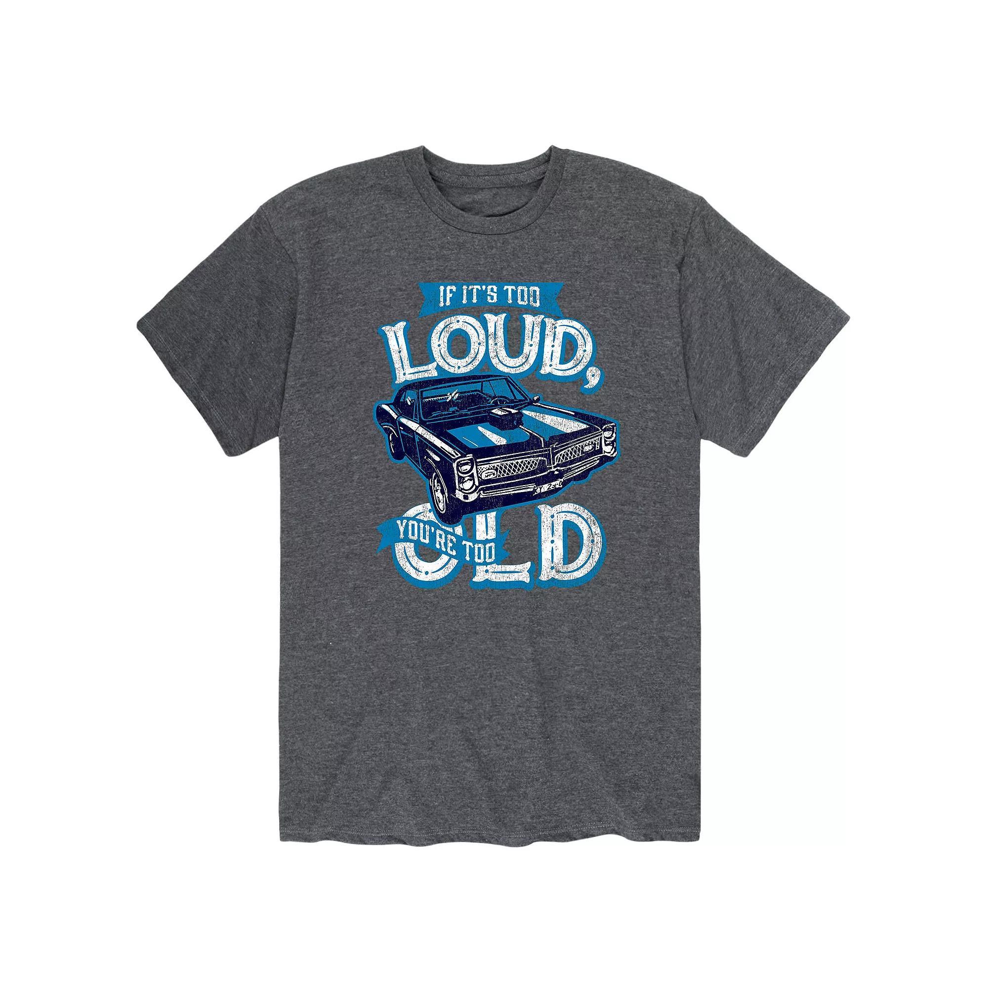 Men's Loud Old Car Tee, Size: Small, Heather Grey Product Image