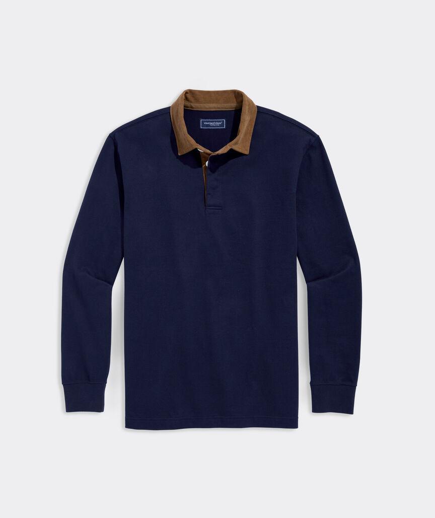 Corduroy Collar Rugby Shirt Product Image