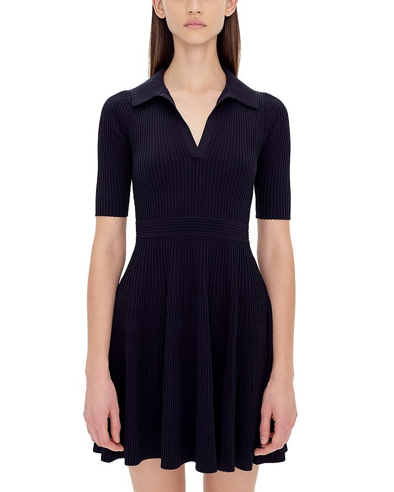 Womens Patricia Ribbed Polo Minidress Product Image