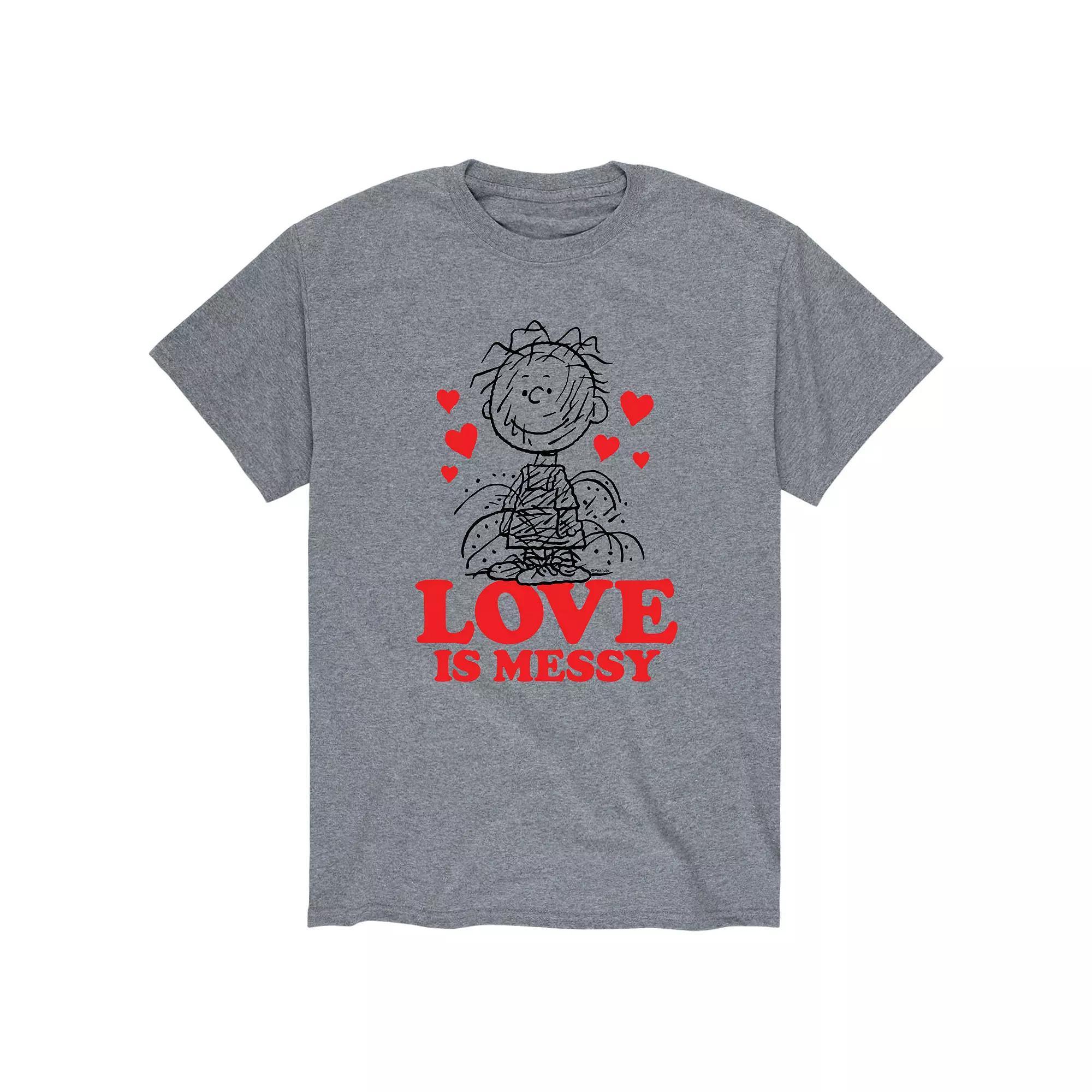 Men's Peanuts Pigpen Love Is Messy Tee,  Product Image