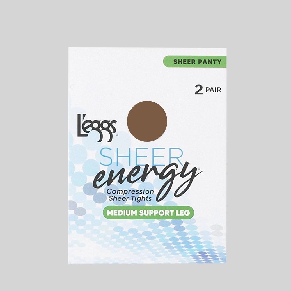 L'eggs Sheer Energy Women's 2pk Pantyhose - Suntan Q+ Product Image