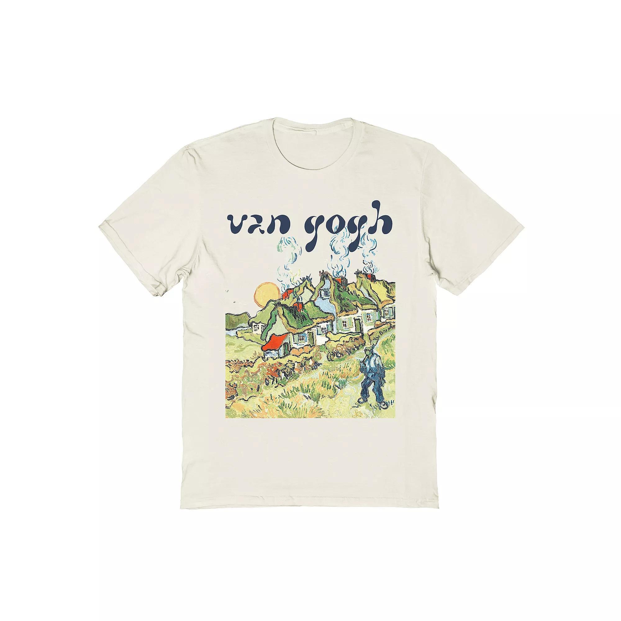 Mens Van Gogh Guy with Houses Tee Product Image