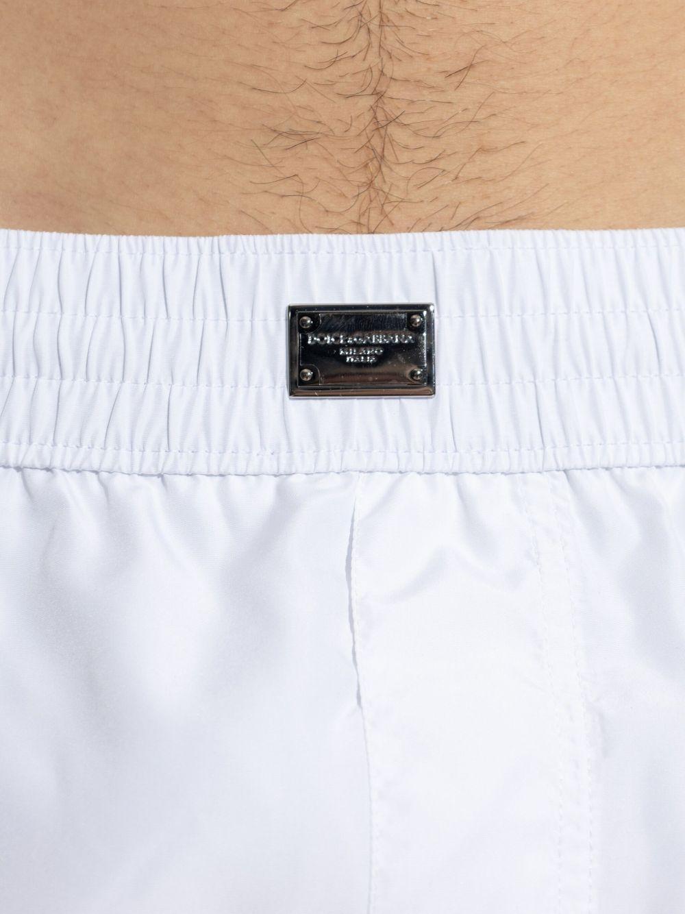 logo-plaque swim shorts Product Image