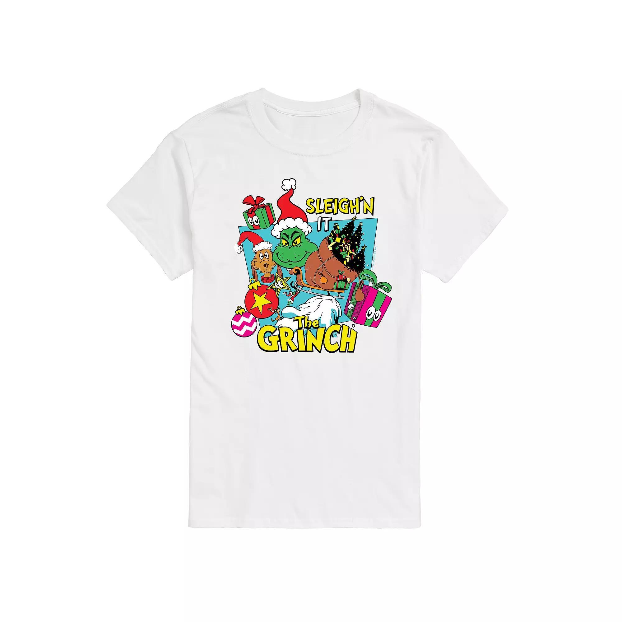 Men's Dr. Seuss The Grinch Sleigh'n It Graphic Tee,  Product Image